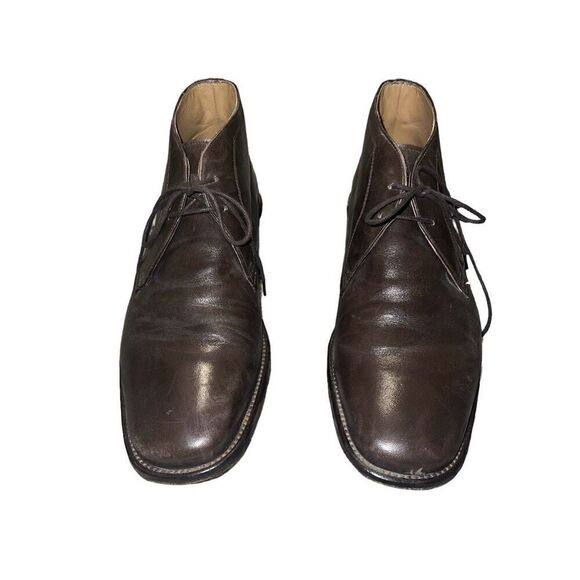 ✨Tasso Elba Dura-Heel Brown Leather Boots Sz 9✨ main image 6